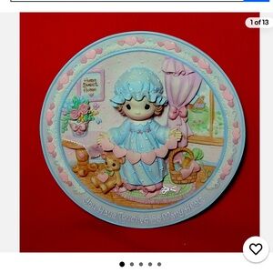Precious moment vintage plate